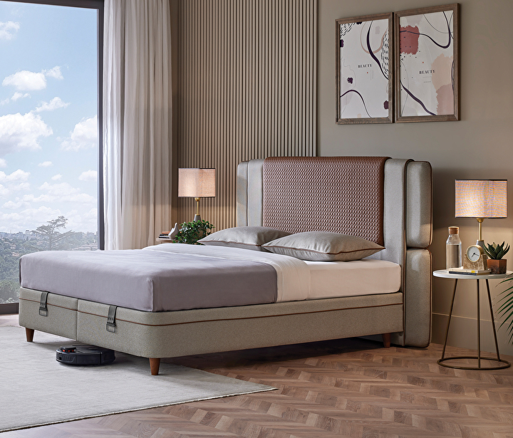 Bamboo Pedic Baza Başlık 2'li Set
