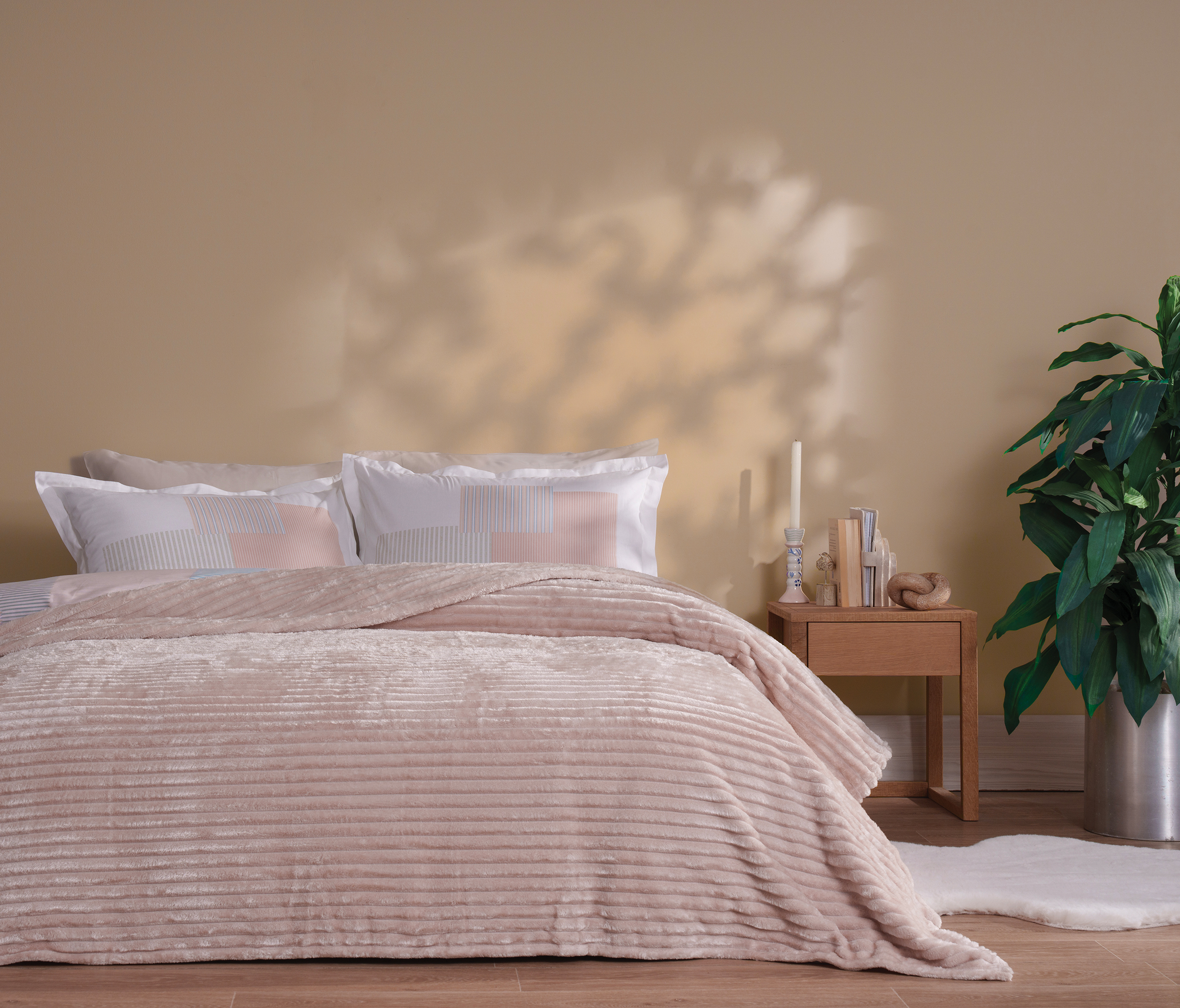 Sova | Tek Kişilik 160x220 cm | Pudra - Konforlu ve Kaliteli Puffy Ürünleri