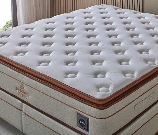 Bamboo Pedic Yatak + Bambu Feel Yastık + Bambu Dream Sıvı Geçirmez Alez