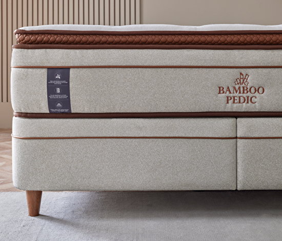 Bamboo Pedic Yatak + Bambu Feel Yastık + Bambu Dream Sıvı Geçirmez Alez