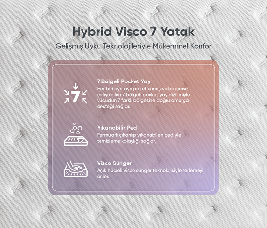 Hybrid Visco 7 Yatak 