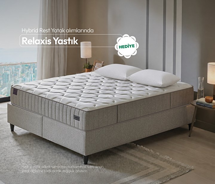 Hybrid Rest Yatak Yastık Hediyeli